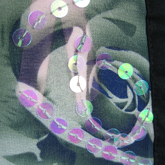 NWT LIPSY ROSE PRINT SEQUIN TOP US6 UK10 - Picture 6 of 8